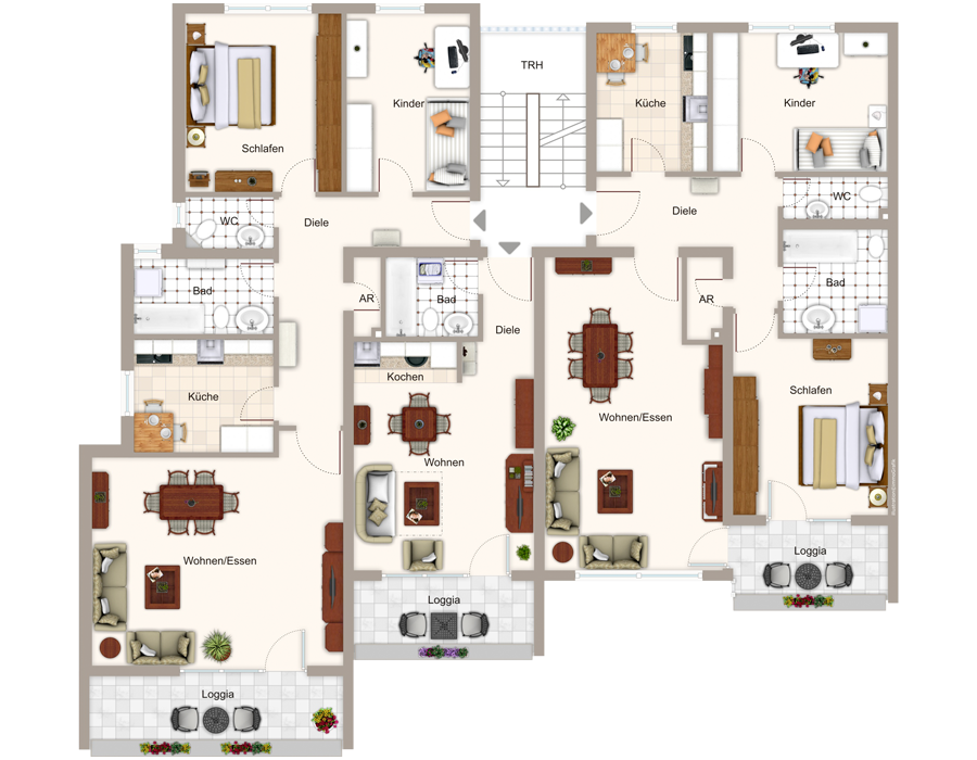 Grundrisse Objekt Geissaeckerstrasse | Immobilien-Investment | Berger Gruppe Nürnberg